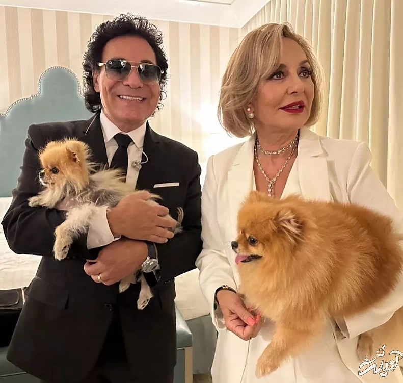 عکسی از دیدار گوگوش و اندی با دو همراه دوست داشتنی